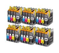 Reemplazo de Cartucho Tinta LC123 LC123XL Compatible con Impresora Brother MFC J4410DW J4510DW J4610DW J4710DW J470DW J6920DW(6SET)