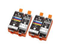 Reemplazo de Cartucho Tinta PGI35 CLI36 Compatible con Impresora Canon PIXMA IP100 IP110 IP100B TR150(2SET)
