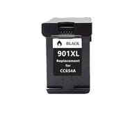 Reemplazo de Cartucho Tinta Recargable 901XL 901 Compatible con Impresora HP Officejet J4500 J4524 J4530 J4540 J4550 J4580 J4585(1Pcs Black)