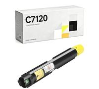 Reemplazo de Cartuchos de tóner C7120 de Alto Rendimiento para 006R01824 006R01825 006R01826 006R01827 para la Impresora Xerox Versalink C7120 C7125 C7130 (con Chip) ,Y