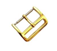 Reemplazo de cierre de reloj de metal plateado negro dorado | Se adapta a correas de reloj de 16, 18, 20 y 22 mm, hebilla de acero 316L, plateada, negra y dorada.