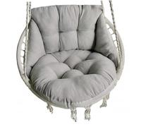 Reemplazo de cojín para Silla Tipo Huevo, Cojines de Columpio Grises Gruesos y afelpados para Muebles de Exterior - Cojín para Silla Colgante de Terciopelo de Cristal Suave - Colgante