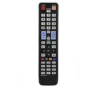 Reemplazo de control remoto de TV,Reemplazo ideal de TV Mando a Distancia, control para BN59-01015A , transmisión de 8 m,Rendimiento estable, , negro
