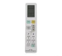 Reemplazo de control remoto versión inglesa para aires acondicionados con diseño ergonómico y modos de comunicación IR/RF duales (KT-16E)