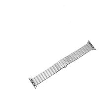 Reemplazo de correas de metal, correas de reloj, Correa de acero inoxidable, adecuada for pulsera de metal de mariposa de 38 mm o 40 mm, 42 mm o 44 mm (color de la correa: negro, ancho de la correa: 4