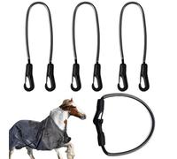 Reemplazo de Correas de Pierna para Cubierta de Caballo | 4 Piezas de Equipo Ecuestre - Correas Cubo de Agua Caballo - para Instructores Veterinarios Jinetes Competición Gerentes Establo Escuelas Equ