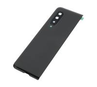 Reemplazo de Cubierta Trasera para Z Fold F900, Compatible con Lente de Cámara Preinstalada, Cinta y Herramientas para Reparación (Black)