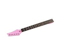 Reemplazo De Cuello De Guitarra Con Grietas De Ráfaga Rosa, Cuello De Guitarra Eléctrica De 24 Trastes, Accesorio De Reparación De Guitarra DIY, Diapasón De Palisandro