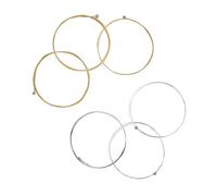 Reemplazo de Cuerdas de Guitarra Profesional, Conjunto de Cuerdas Acústicas de 6 Piezas Hecha de Acero Inoxidable con Aleación de Cobre de Cobre Fosfor para Guitarra Folk, Suave
