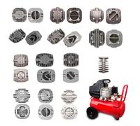 Reemplazo de culata del compresor de aire, construcción de aluminio fundido, 13 especificaciones para adaptarse a varios modelos de bomba de aire, rendimiento confiable (10)