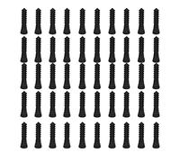 Reemplazo de Dedos de Goma, Máquina Desplumadora Automática para Pollos y Aves de Corral, Piezas de Removedor de Plumas, 50 Uds, Negro for Agricultura Familiar, Granjas Avícolas, Procesamiento de Carn