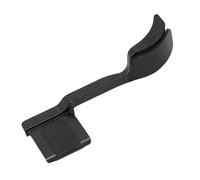 Reemplazo de Empuñadura de Pulgar de Aleación de Aluminio para la Cámara Q3, Empuñadura de Reposo de Zapatilla Caliente a Prueba de Polvo (Black)