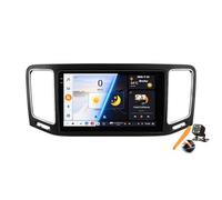 Reemplazo de estéreo para automóvil Android 15.0 para VW Sharan/Seat Alhambra ll 2010-2021 Radio GPS Navegación satelital Pantalla táctil de 9'' Reproductor de Video Multimedia DVD Receptor FM BT c