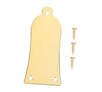 Reemplazo de Guitarra con Cubierta de Varilla de Armadura de Metal de 3 Agujeros, Cubierta de Varilla de Armadura con Tornillos Reemplazo de bajo de Guitarra (GOLD)