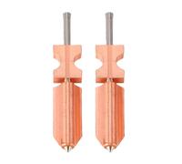 Reemplazo de Hotend de 2 uds. De 0,4mm, conjunto de Hotend de boquilla extraíble totalmente de Metal para mantenimiento de extrusora de impresora 3D