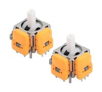 Reemplazo de Joysticks de 2 Piezas para Controlador Pro, Módulo de Joystick de Sensor Analógico 3D de Efecto Hall de Metal ABS