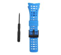 Reemplazo de la banda de reloj para Ambit 1 2 2s 2R 3 Sport 3 Run 3 Peak Ajustable suave caucho azul pulsera negro hebilla de hebilla