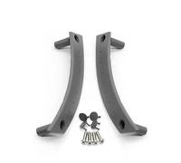 Reemplazo de la cubierta protectora de la manija de la puerta izquierda derecha del interior del coche de 2 piezas / apto for Volkswagen VW Beetle 1998-2010 Manija de la puerta interior(Gray-L R)