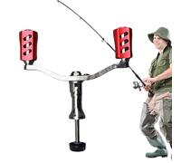 Reemplazo de la manija del Carrete de pesca - Manivela del Carrete de pesca, Carrete de Repuesto | Manija de Lanzador de cebo de Doble Brazo Giratorio, Accesorios de Carrete Giratorio o Carrete