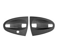 Reemplazo de la manija exterior del automóvil Embellecedor de botones para volante de coche para Smart Two 451 modificación exterior del coche decoración