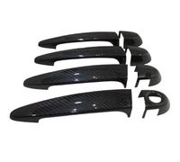 Reemplazo de la manija exterior del automóvil Manija exterior de puerta izquierda de coche X1 X2 X3 X4 X5 X6 E87 E90 E93 F30 con lámpara Llave para orificio 4 puertas