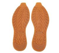 Reemplazo de la suela de los zapatos, de goma, de repuesto, de la suela del zapato, material antideslizante en forma de V, resistente al desgaste, sin ruido (amarillo)