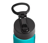 Reemplazo de la tapa de la botella de agua - Tapón deportivo a prueba de fugas, topper de mango | Tapa de cierre de botella de boca ancha, Adaptador de torsión Cap