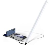 Reemplazo de lápiz óptico S Pen para Galaxy Z Fold 5, lápiz de Entrada para Samsung Galaxy Z Fold5 S-Pen Fold Edition + Ranura para lápiz óptico-Blanco