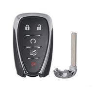 Reemplazo de llave inteligente para Chevrolet para Malibu para Camaro para Cruze 2016-2020, sistema de entrada de arranque remoto de 433 MHz con 4+1 botones, la hoja sin cortar necesita programación