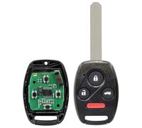 Reemplazo de llavero, ID46 N5F-S0084A, 313.8 MHz, 3+1 botones, control remoto de entrada sin llave, ajuste directo, plástico de ingeniería y PP, compatible con Honda