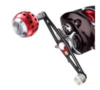 Reemplazo de Manija de Carrete - Mango Ergonómico de, Brazo Giratorio de Aleación de Aluminio, Piezas de Repuesto | Manija de Carrete para Baitcasting, Botón Ergonómico, Accesorio