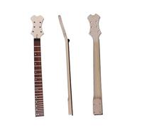 Reemplazo De Mástil De Guitarra Guitarra Eléctrica De 24 Trastes Cuerpo Y Mástil DIY Ensamblados A Mano(Type 1)