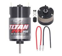 Reemplazo de motor cepillado SustVita RC con bobinado de cobre de alta pureza y relación de reducción 1:4.2 Incluye piñón de 15T para camiones 1/14 una conversión de motor (historia)