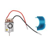 Reemplazo de motor cepillado SustVita RC con bobinado de cobre duradero, alta potencia de torsión y carcasa de acero inoxidable para selecciones de automóviles RC 1/10 y (historia)