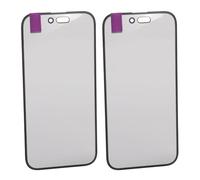 Reemplazo de Pantalla de Cristal de Lente Exterior Frontal de 2 Piezas, Cubierta de Cristal de Pantalla Original con Kit de Herramientas de Reparación para Teléfono iOS 15,