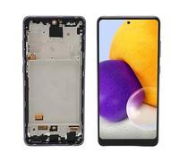 Reemplazo de Pantalla de Teléfono para Samsung Galaxy A72 5G 4G SM A725 SM A725M DS, Pantalla Táctil Digitalizadora OLED de 6,7 Pulgadas con Marco, Kit de Herramientas de (Púrpura)