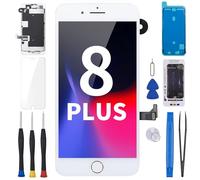 Reemplazo de pantalla para iPhone 8 Plus con botón de inicio de 5.5 pulgadas, color blanco