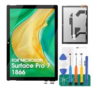 Reemplazo de pantalla para Microsoft Surface Pro 7 1866 LP123WQ2 pantalla LCD táctil digitalizador táctil placa frontal piezas de reparación 12.3 pulgadas