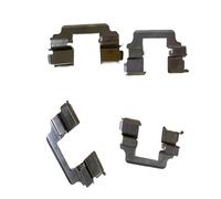 Reemplazo de pastillas de freno 1 JUEGO/4 PIEZAS KIT DE MONTAJE PASTILLAS FRENO DELANTERO O TRASERO CUÑAS ANTI-TRAQUETEO CLIPS SE ADAPTA