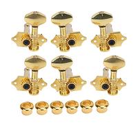 Reemplazo de Perillas de Engranaje de Metal de Ajuste de Guitarra Premium para Instrumentos de Cuerda - Fácil Instil y Ajuste Estable