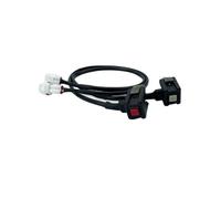 Reemplazo de piezas Botón de bocina de motocross, interruptor de arranque del motor, convertidor eléctrico comúnmente abierto, apto for Hon Ya K ATV(Red-OFF)