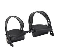 Reemplazo de Piezas de Bicicleta estática | Pedal de Bicicleta estática con Correa Reemplazo de Pedal Giratorio para Accesorios de Interior 1 par