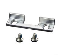 Reemplazo de placa de golpe ajustable KFV tipo 115: placa de seguridad de zinc fundido a presión para abridores de puertas estándar, 46 mm x 14,4 mm cerradura con tornillos, pieza de repuesto de metal