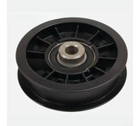Reemplazo de polea tensora plana AM11549 para y para cortadoras de césped GX, rueda guía de correa de cubierta de metal de 3 pulgadas, para piezas de equipo de alimentación al aire libre