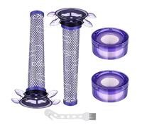 Reemplazo De Prefiltro Y Posfiltro, Compatible Con Dyson, V8 Focus Mattress/Animal Extra/SV25 SV37, Filtro De Repuesto For Aspiradora(2set)