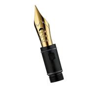 Reemplazo de punta de pluma estilográfica elástica con punta de metal para práctica de escritura a mano en inglés con base gótica Hermosa pluma de escritura profesional de placa de cobre
