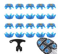 Reemplazo de puntas para zapatos de golf - Juego de herramientas de picos de zapatos de golf | Spikes de calzado deportivo | Atti-slips sementales Sprinter Nails Sports Accesorios con para el all