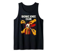 Reemplazo de Rodilla Bionic Knee Club Fun Mens Cirugía Recuperación Camiseta sin Mangas