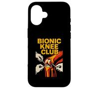 Reemplazo de Rodilla Bionic Knee Club Fun Mens Cirugía Recuperación Carcasa para iPhone 16
