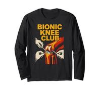 Reemplazo de Rodilla Bionic Knee Club Fun Mens Cirugía Recuperación Manga Larga